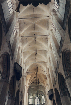 preview St. Marien, Mittelschiffgewölbe gen Osten (Foto 1986)
